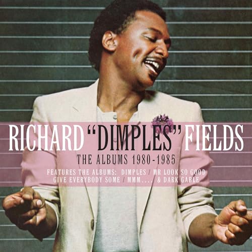 Richard “Dimples” Fields CD cover with portrait of the singer.