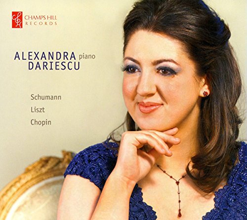 Alexandra Dariescu portrait on a classical music CD cover.