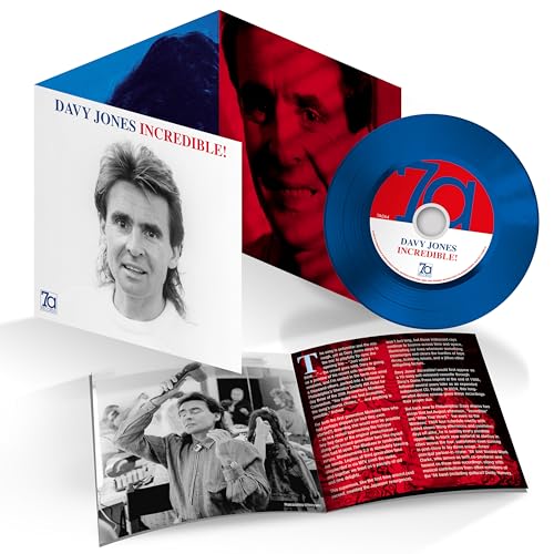 Davy Jones Incredible CD album packaging with disc, booklet, and cover art.