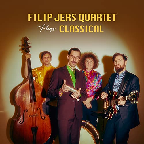 Filip Jers Quartet album cover featuring four musicians with instruments.