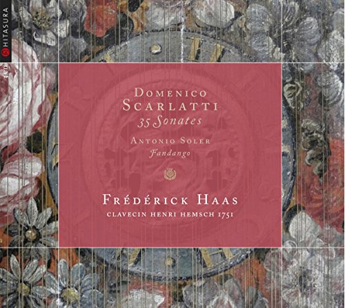 CD cover for Scarlatti’s 35 Sonatas performed by Frédéric Haas.