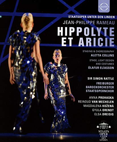 Blu-ray cover for Jean-Philippe Rameau’s *Hippolyte et Aricie* opera performance.