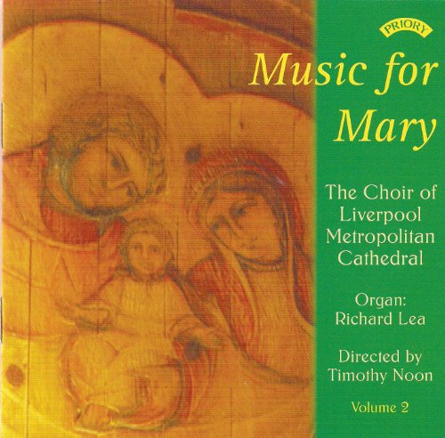 CD cover: "Music for Mary, Volume 2" with religious artwork.