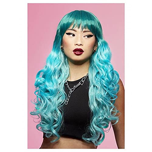 Smiffys Officially Licensed Manic Panic Mermaid Ombre Siren Wig