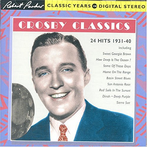 CD cover featuring a smiling Bing Crosby in a suit and tie.