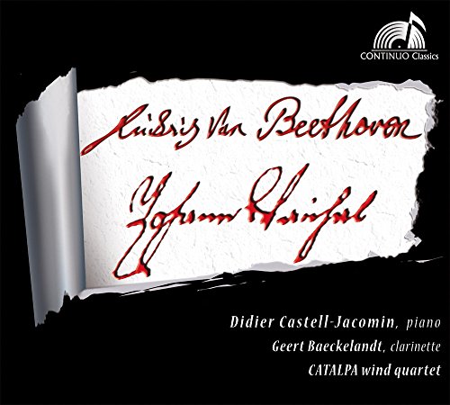 CD cover with torn paper effect and red handwritten script.
