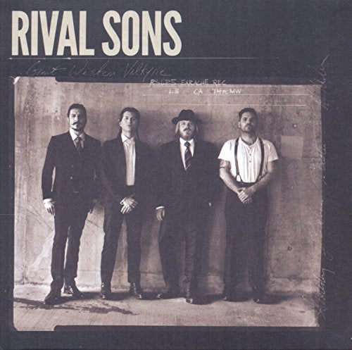 Album cover featuring the band Rival Sons standing against a concrete wall.