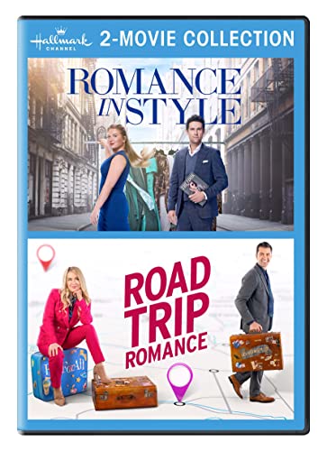 DVD cover for "Romance In Style" and "Road Trip Romance" movies.