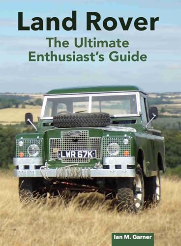 Book cover featuring a green Land Rover parked in a field under a blue sky.
