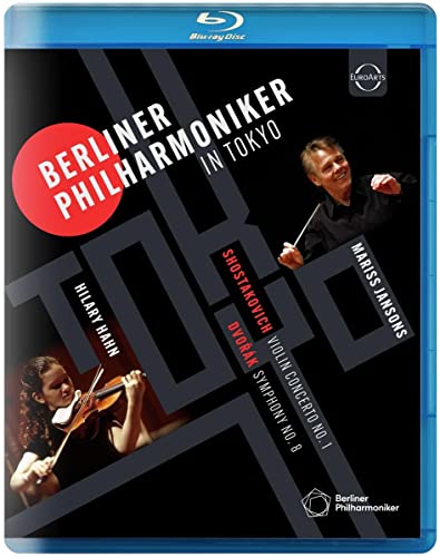 Blu-ray cover featuring musicians, conductor, and text: āBerliner Philharmoniker In Tokyo.ā
