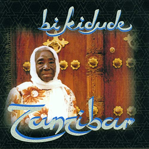 Bi Kidude album cover, portrait of an elderly woman in Zanzibar.