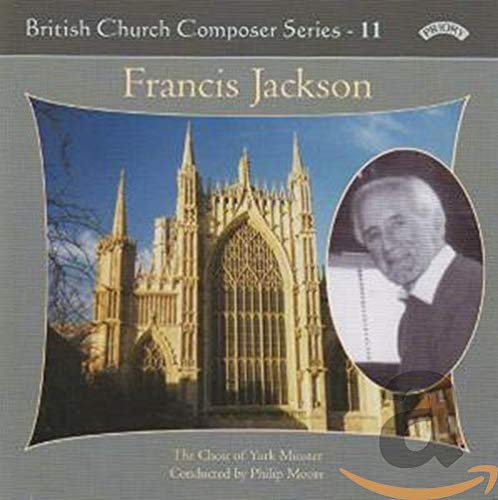 CD cover featuring York Minster and portrait of composer Francis Jackson.