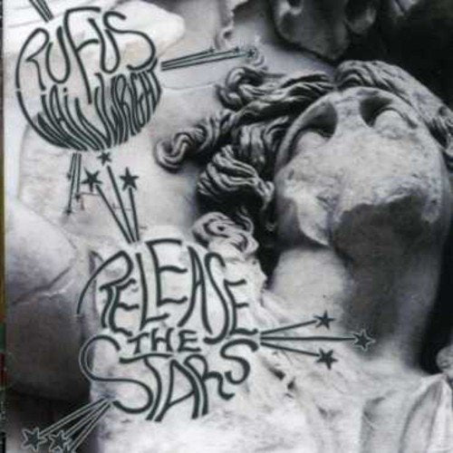 Black and white album cover for Rufus Wainwright’s “Release the Stars” CD.