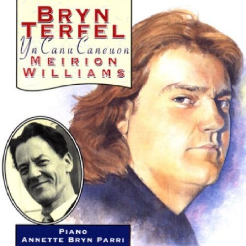 CD cover featuring Bryn Terfel and composer Meirion Williams’ portraits.