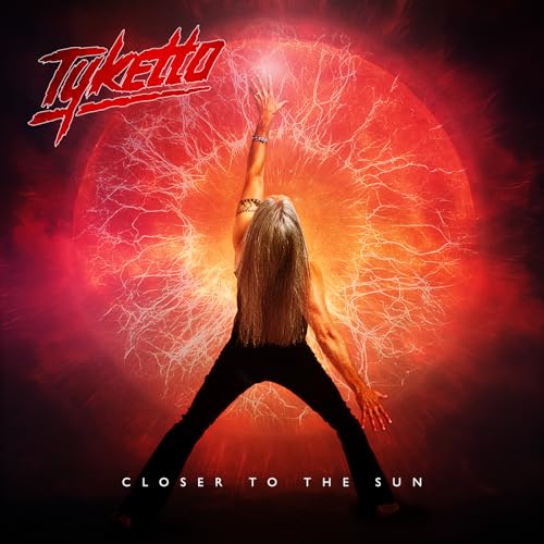 Album cover for Tyketto’s “Closer To The Sun” featuring a person and sun imagery.