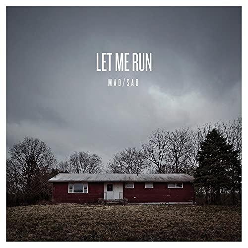 CD cover: stormy sky above a small red building and bare trees.