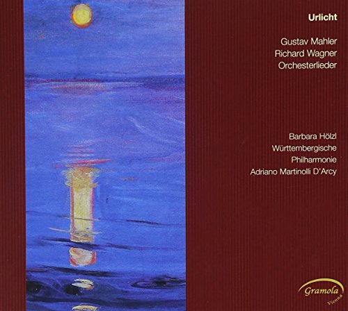 CD cover: abstract blue water reflection under a yellow sun.