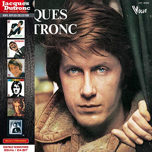 Jacques Dutronc album cover featuring a close-up portrait of the singer.