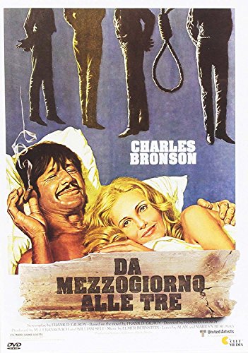 Movie poster for "Da Mezzogiorno Alle Tre" featuring Charles Bronson and a woman.