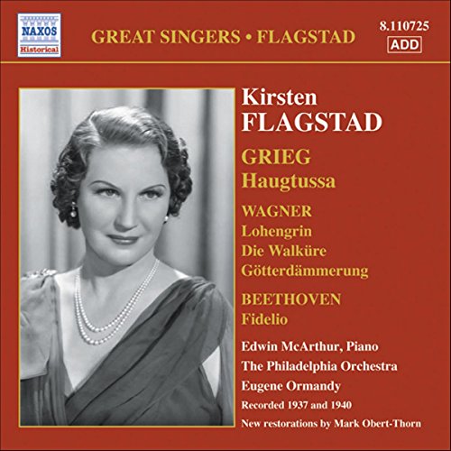 CD cover featuring a black and white portrait of Kirsten Flagstad.