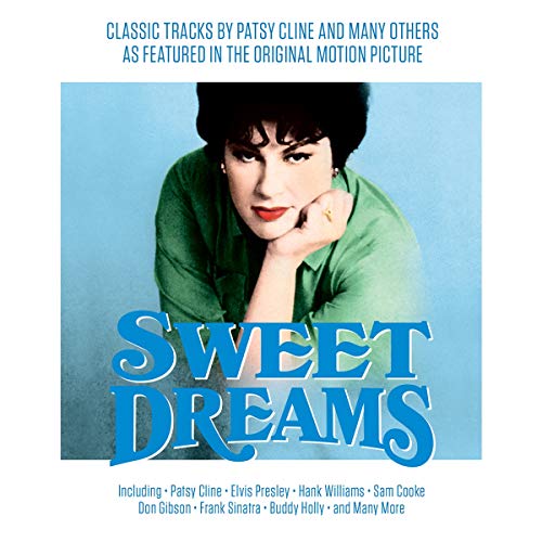 CD cover for “Sweet Dreams” featuring Patsy Cline in green, blue text.