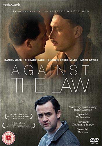 DVD cover for Against The Law featuring three men against a textured grey background.