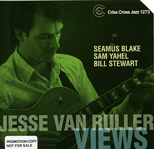 CD cover for Jesse Van Ruller’s “Views” featuring a guitarist.
