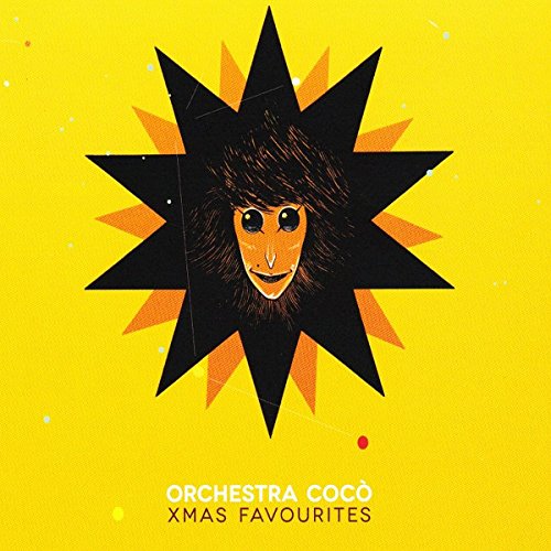 Yellow CD cover with illustrated lion’s face surrounded by a black starburst.