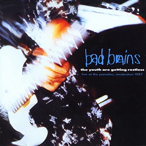 CD cover for Bad Brains’ “Youth Are Getting Restless” live album, 1987.