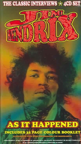 Jimi Hendrix CD cover featuring a portrait and colorful psychedelic background.