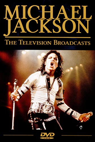 Michael Jackson performing on stage, DVD cover art.