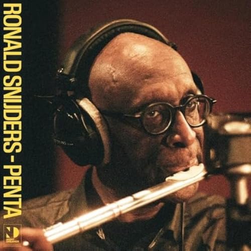 Ronald Snijders album cover featuring a man with headphones and a flute.