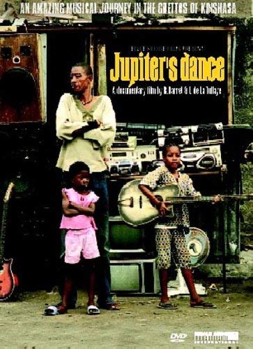 CD cover: people with musical instruments in front of a vehicle.