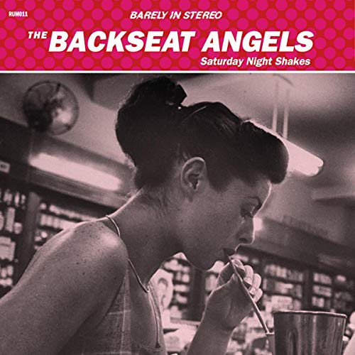 CD cover: woman drinking from a glass at a diner.