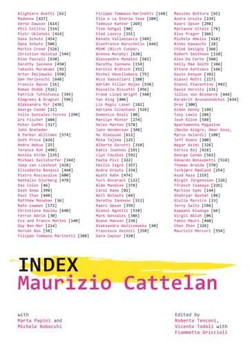 Maurizio Cattelan: Index