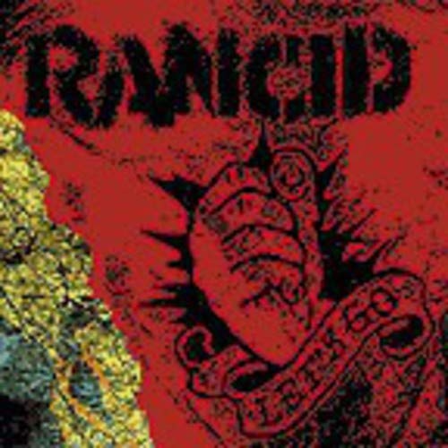 Rancid album cover: red background with a fist and textured artwork.