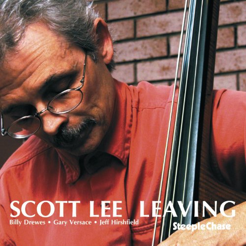 Scott Lee CD cover featuring a man with glasses and a double bass.