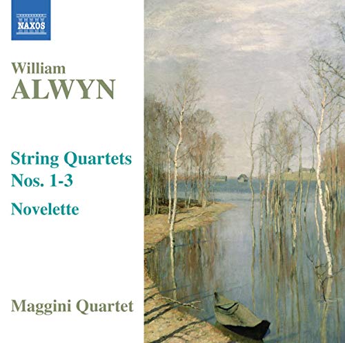 CD cover with a painting of trees reflected in water, text details.