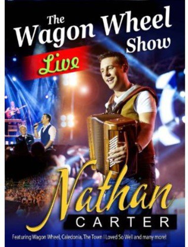 DVD cover featuring Nathan Carter performing with band onstage.