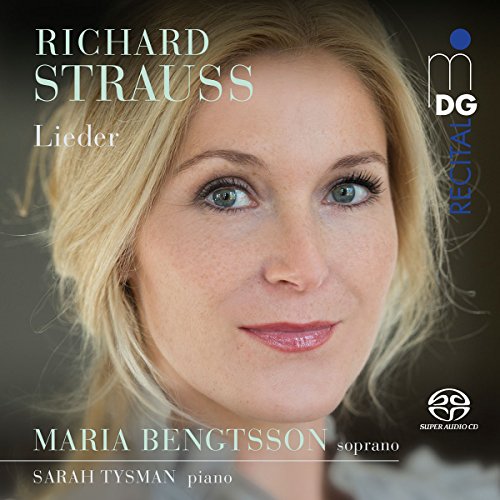 CD cover featuring a close-up portrait of blonde soprano Maria Bengtsson.