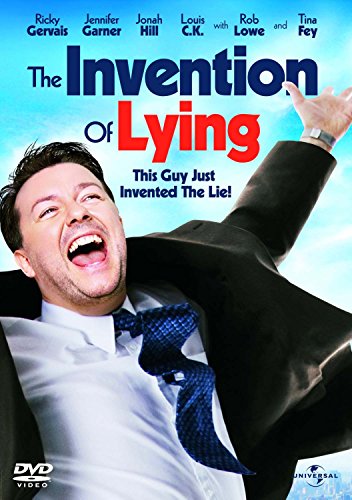 DVD cover for "The Invention of Lying" featuring Ricky Gervais.