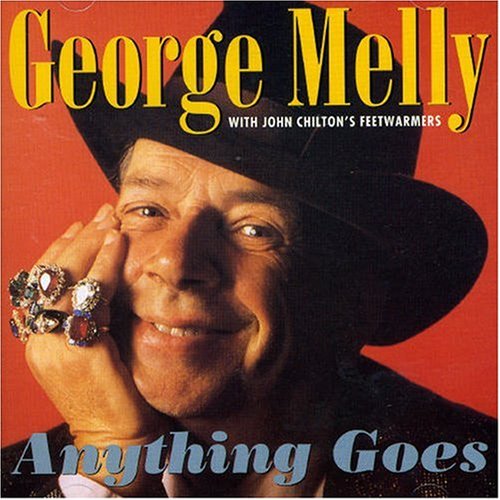 George Melly album cover featuring a portrait of the singer in a hat.