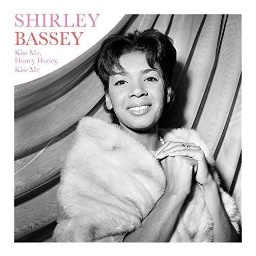 Shirley Bassey portrait on album cover, wearing a fur stole.
