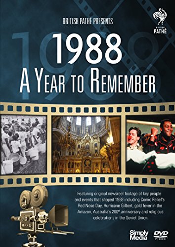 DVD cover for "1988 - A Year to Remember" featuring newsreel footage.