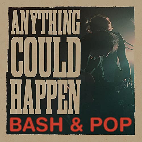 CD cover for Bash & Pop’s “Anything Could Happen” with a portrait.