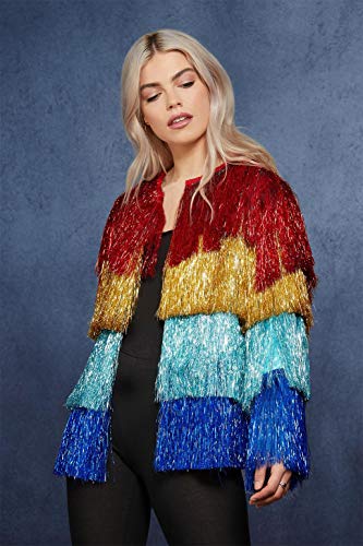Smiffys Fever Tinsel Festival Jacket