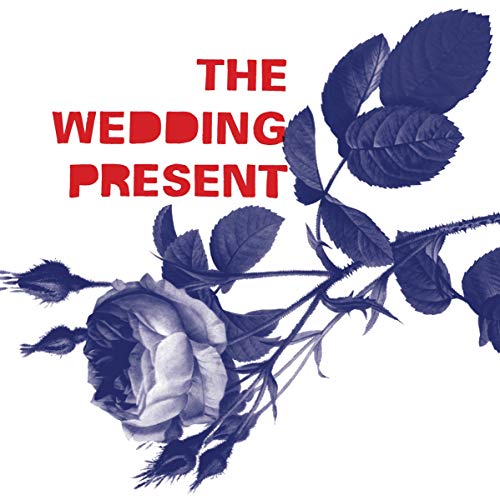 The Wedding Present album cover, "Tommy 30", with blue floral design.