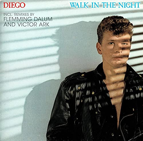 Vinyl record cover featuring a man in a leather jacket, shadowed.