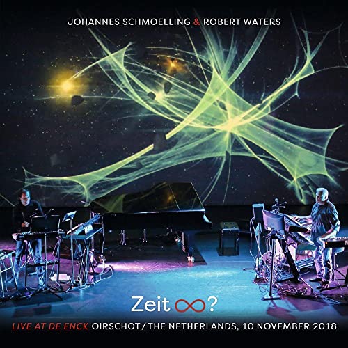 CD cover: two musicians with instruments under a swirling, cosmic projection.
