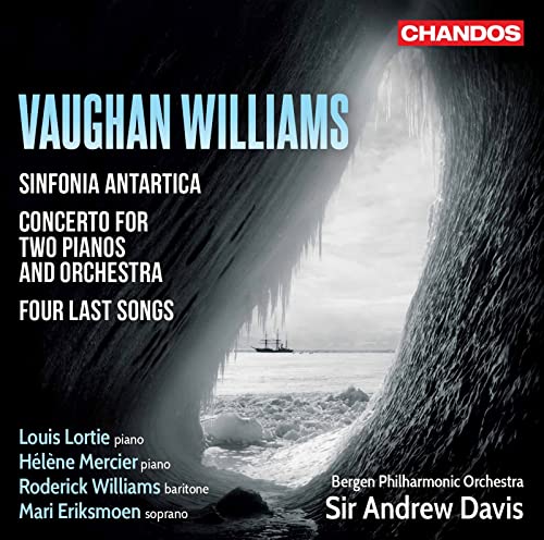 CD cover for Vaughan Williams’ Sinfonia Antartica and other works.